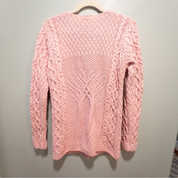 Kilronan Knitwear 100% Wool Irish Knit Cardigan Sweater - Picture 7 of 7